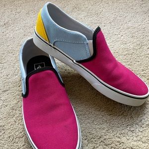 Pop Art Vans Slip Ons